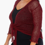 Red Large Size Knitwear