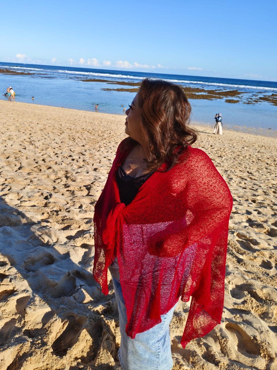 Sheer Knit Poncho