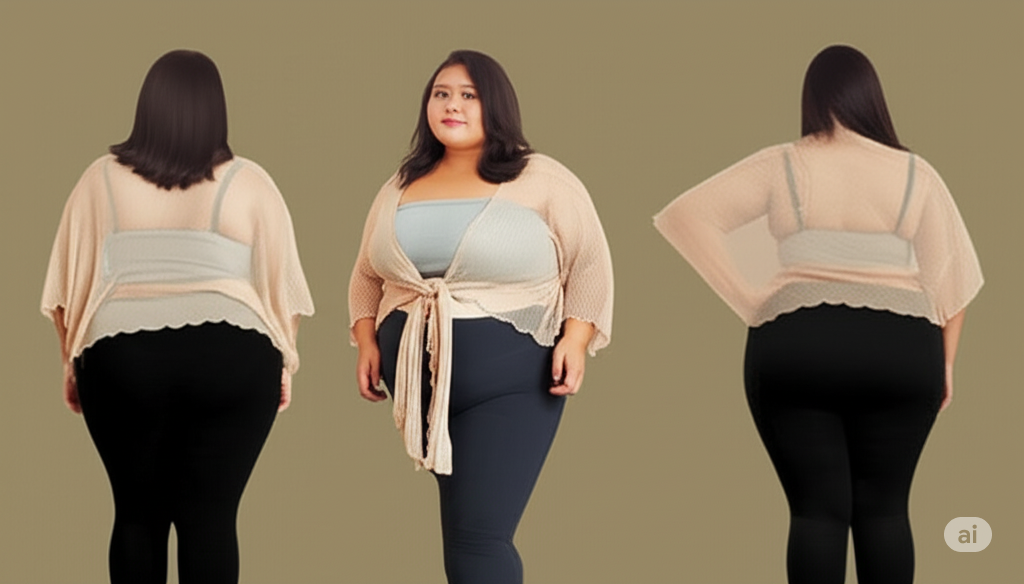 What is a Fine Knit Shrug Cardigan? (For Plus Size Women)
