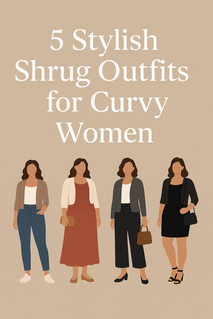 5 Stylish Shrug Outfits for Curvy Women