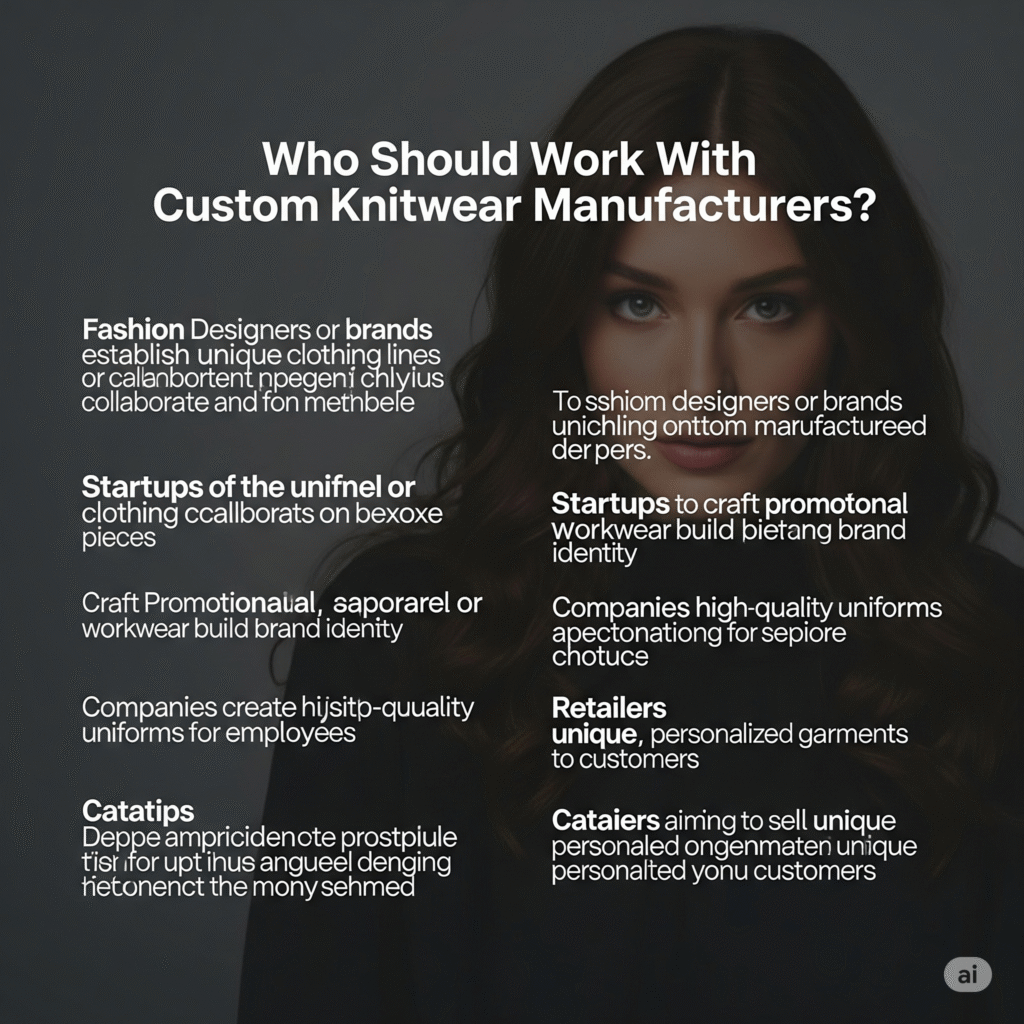 Who Should Work With Custom Knitwear Manufacturers