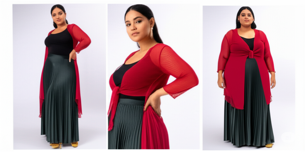 Why Choose a Plus Size Lightweight Sheer Knitted Shrug?