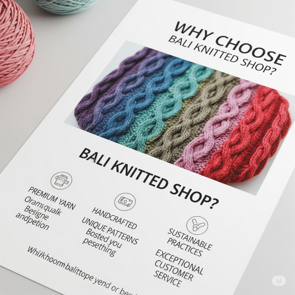 Why Choose Bali Knitted Shop?