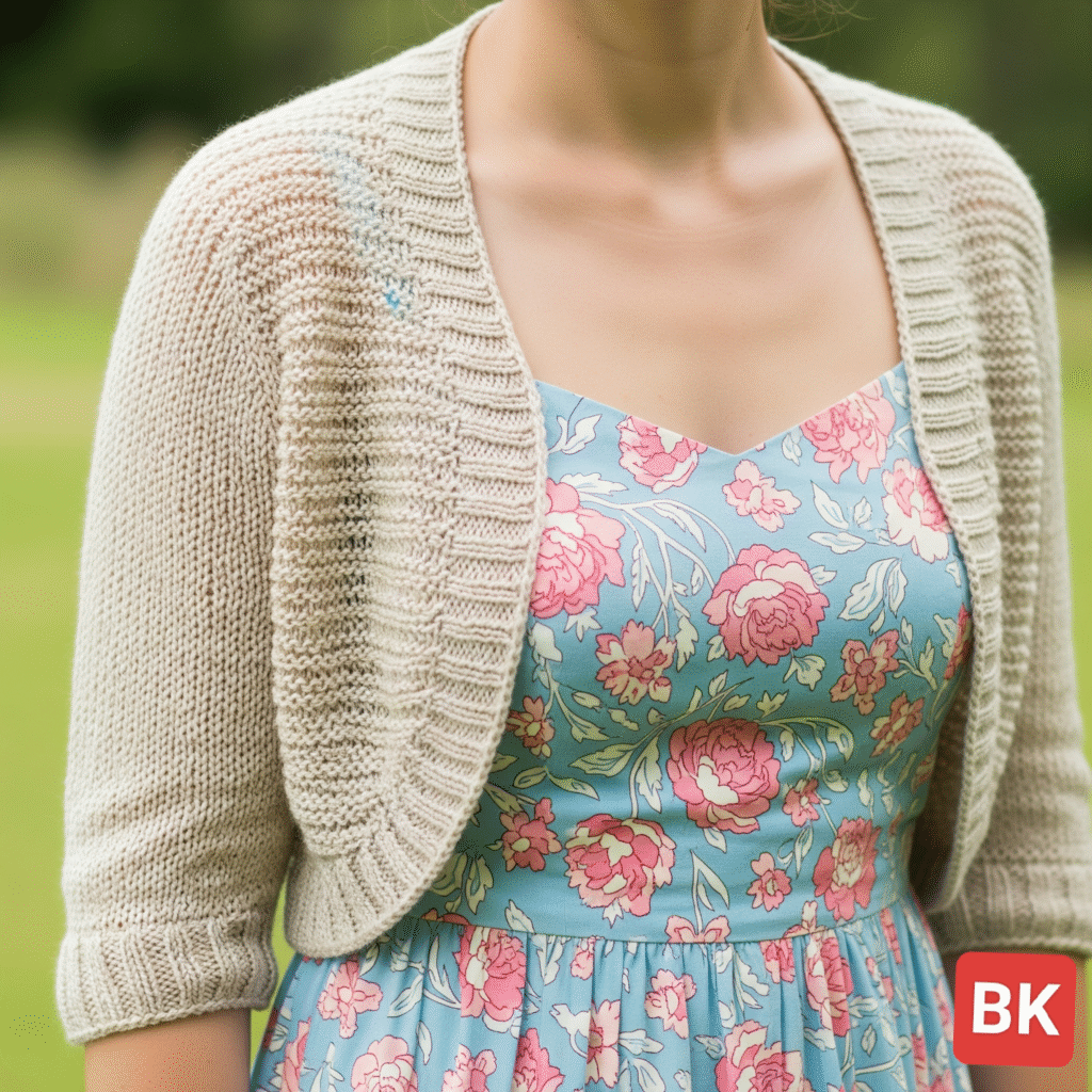 Knitted Shrug for Dress